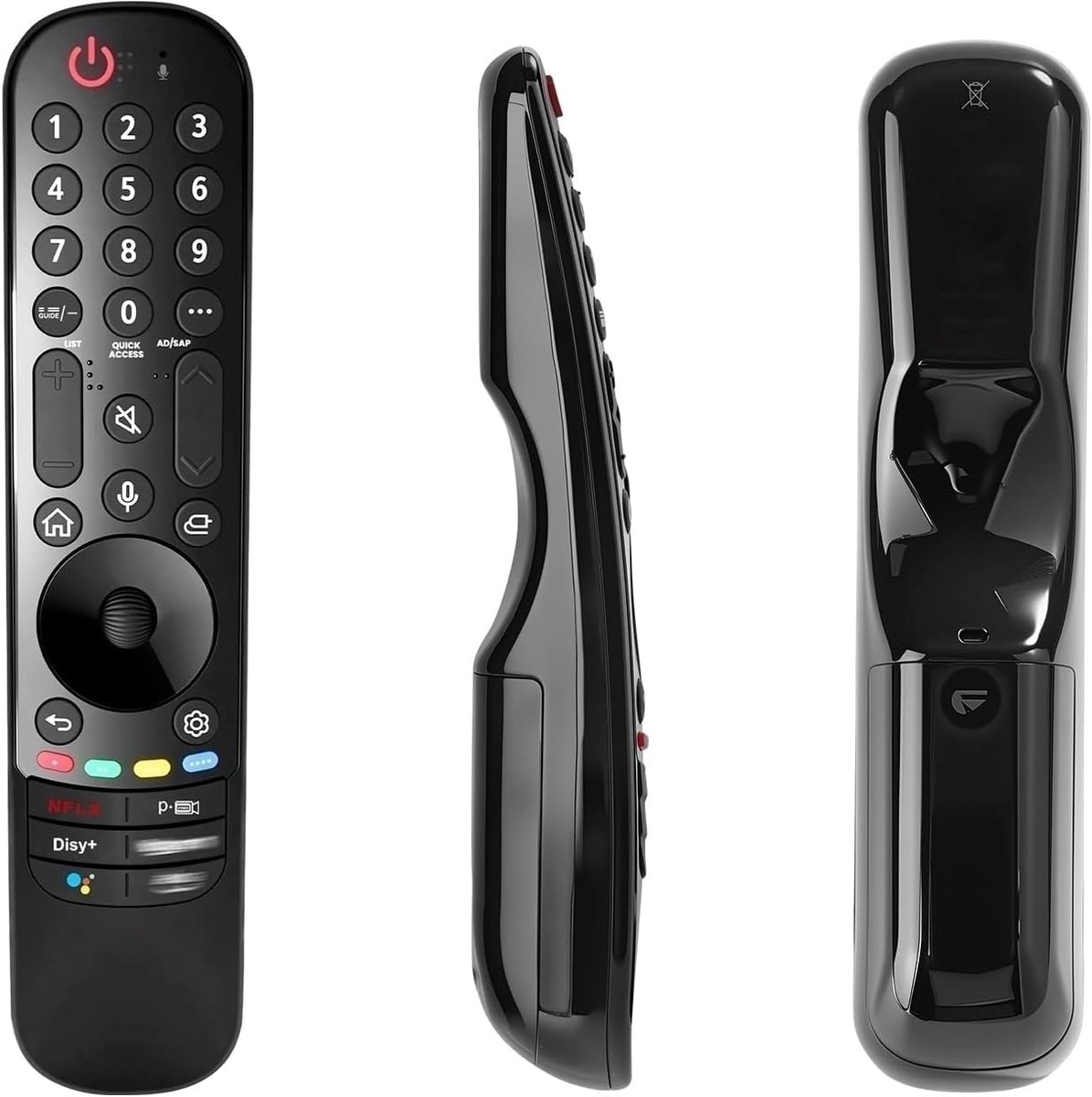 SnelShoppen - Magische Afstandsbediening voor LG Smart TV, Vervangingsafstandsbediening MR21GA MR22GA MR23GA MR24GA, Geschikt voor LG 2018-2024 UHD OL