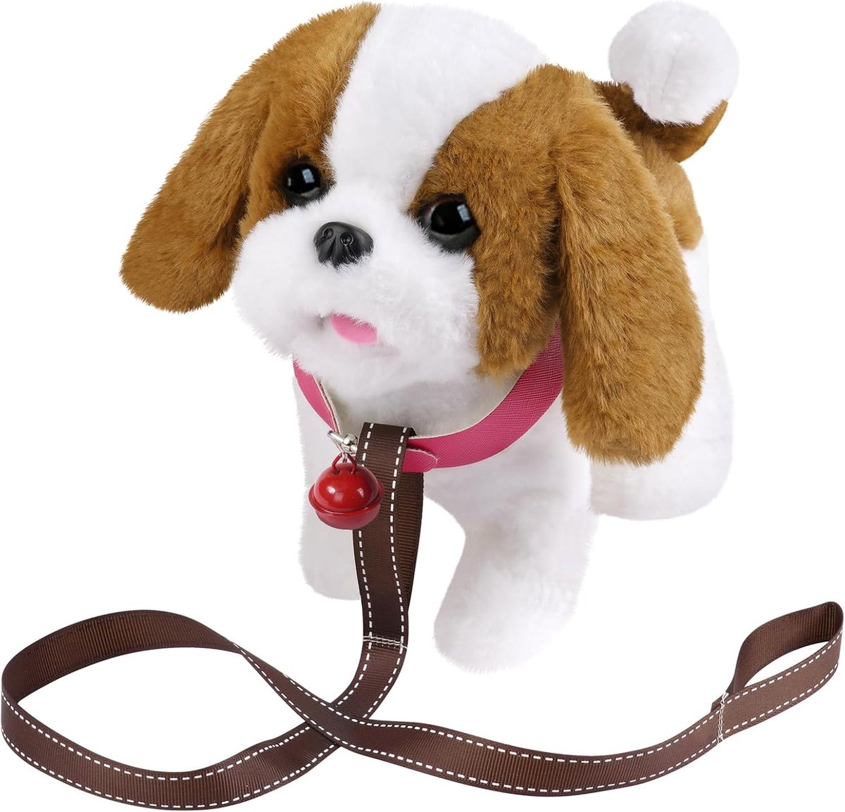 Elektronisch pluche dier voor honden, interactief elektronisch speelgoed, hondenspeelgoed, simulatie, puppy voor kinderen, wandelen en blaffen, cadeaus voor kinderen