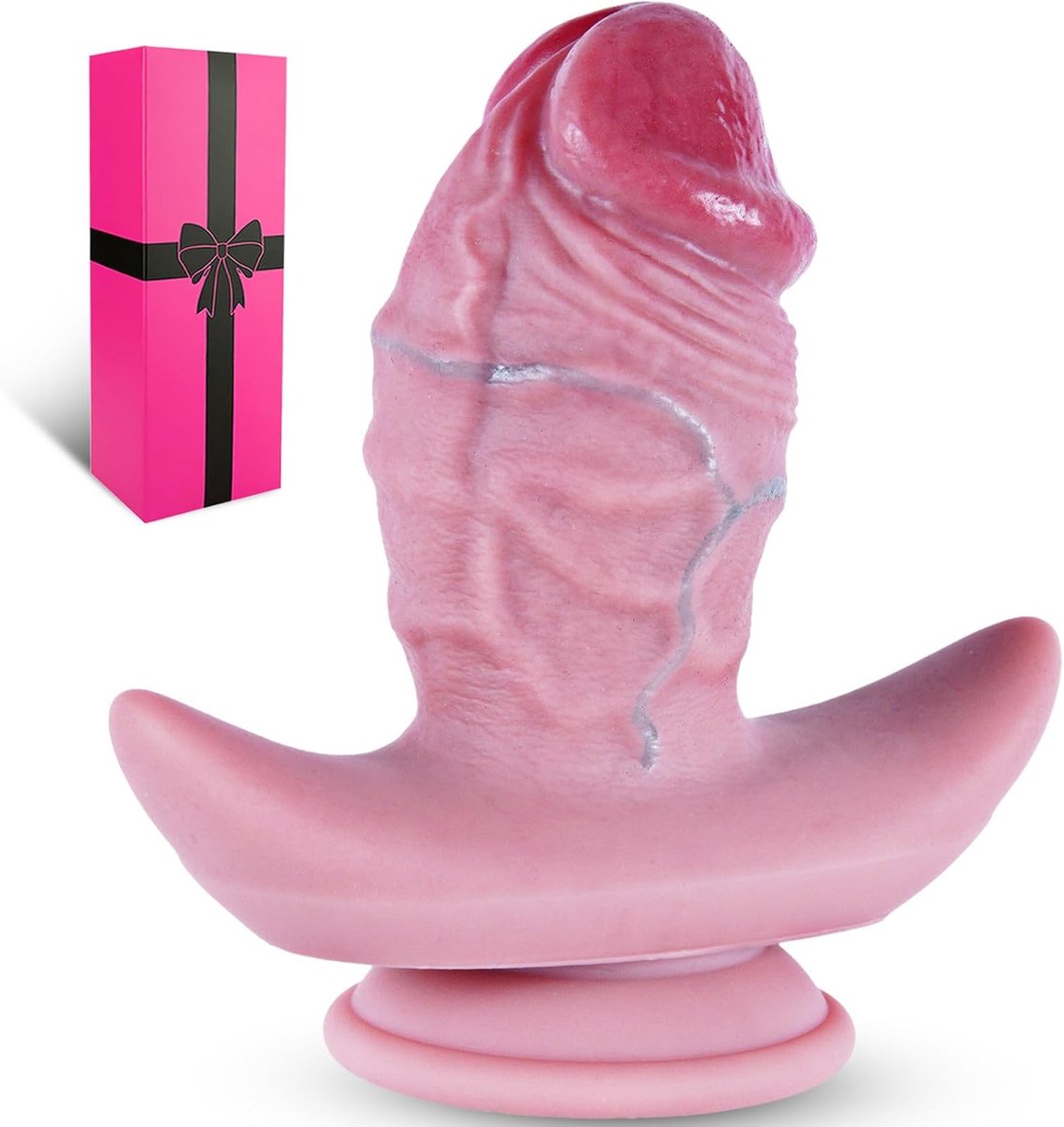 Dikke anaalplug met zuignap, 6,8 cm diameter, 17 cm, zachte siliconen dildo, realistische extra grote dildo voor vrouwen, prostaatdildo, zachte anaaltrainer, geschikt voor ervaren gebruikers