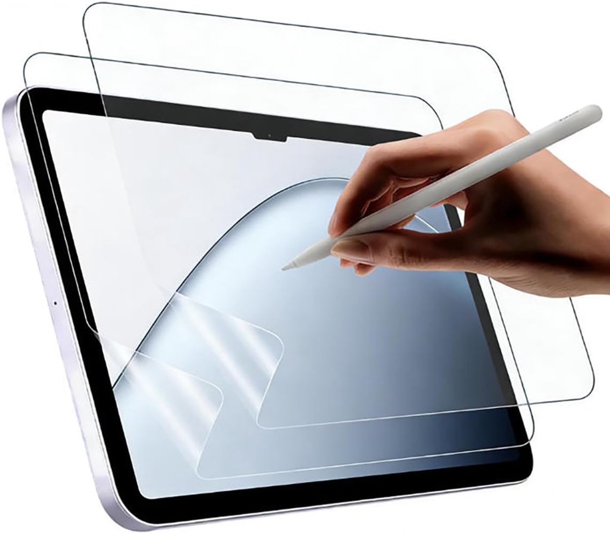 [2 stuks papieren feel-beschermfolie voor Xiaomi Pad 7 Ultra, zoals op papier, matte PET-papierfolie om te tekenen, schrijven, verblindingsvrij, compatibel met S-pen