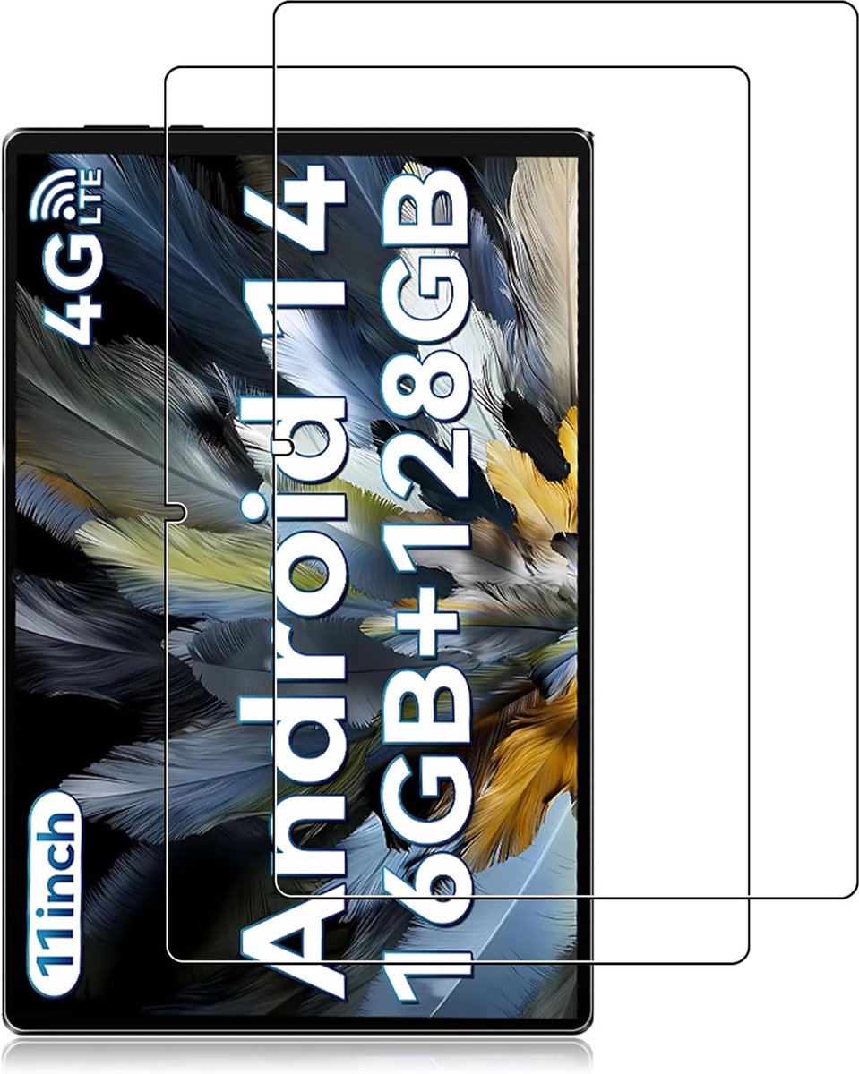 2 stuks beeldschermbescherming voor ANTEMPER D113 tablet van 11 inch, daunke gehard glas, zonder luchtbellen, HD-helder, ultra bestendig, krasbescherming