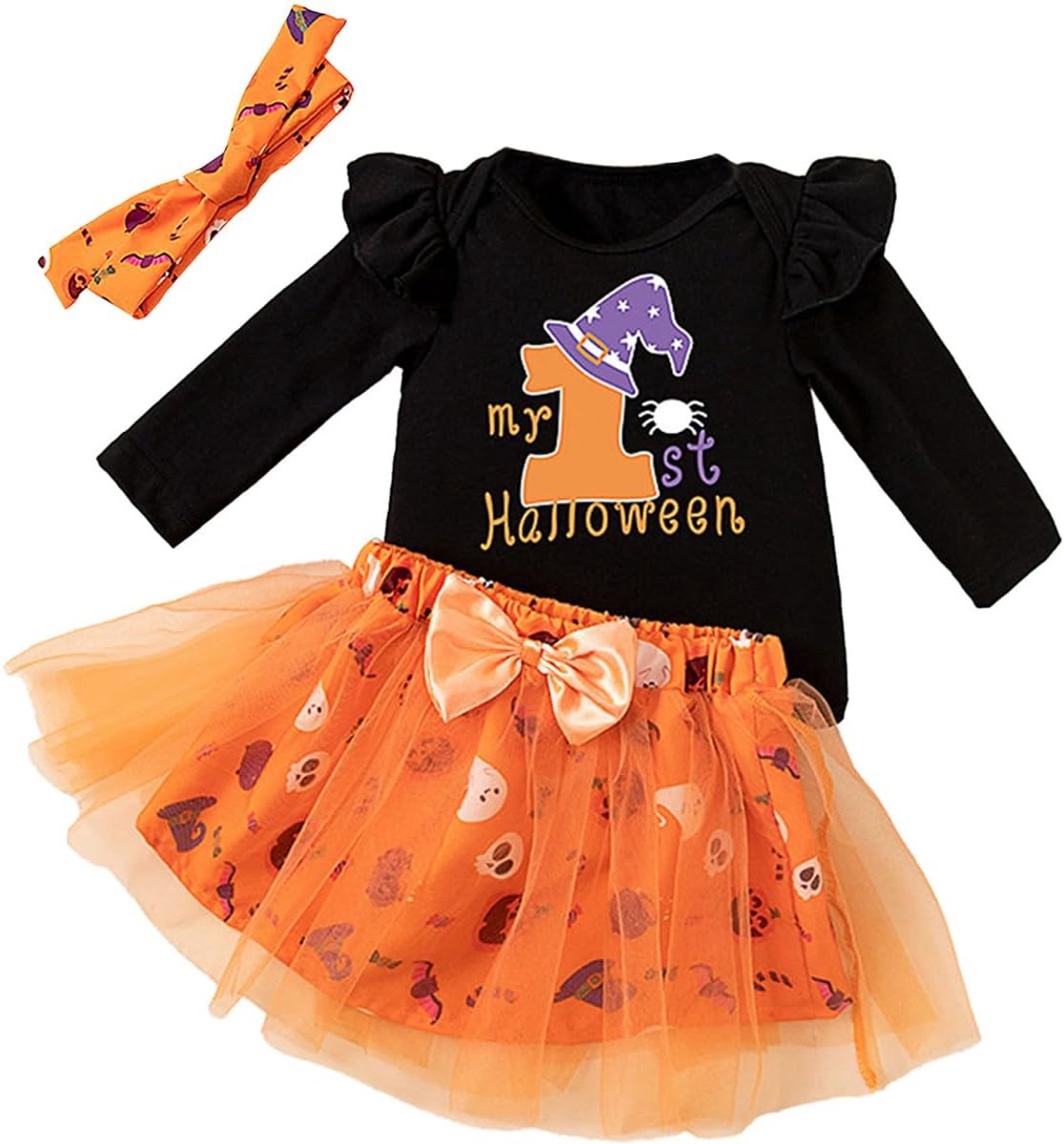 Kerstkleding voor pasgeborenen meisjes rok tutu set voor eerste Halloween