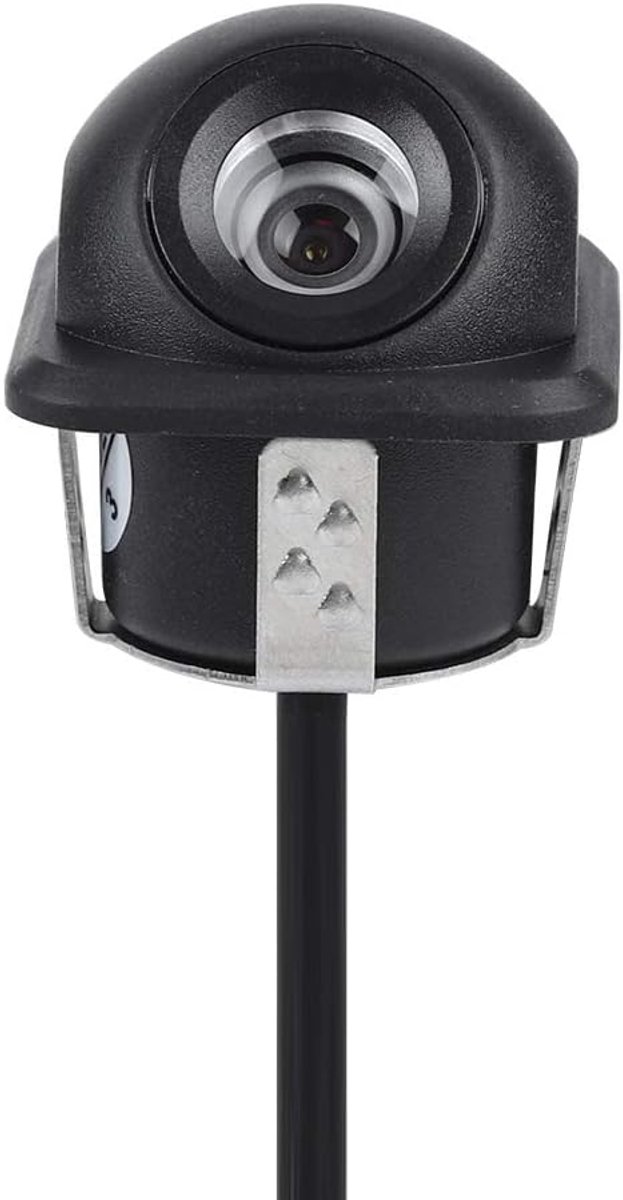 SnelShoppen - HD 480p Waterdichte Achteruitrijcamera voor Auto, 90° Kijkhoek, CMOS Sensor, Ideaal voor Voertuigbeveiliging, Met 1 Inch LED Display