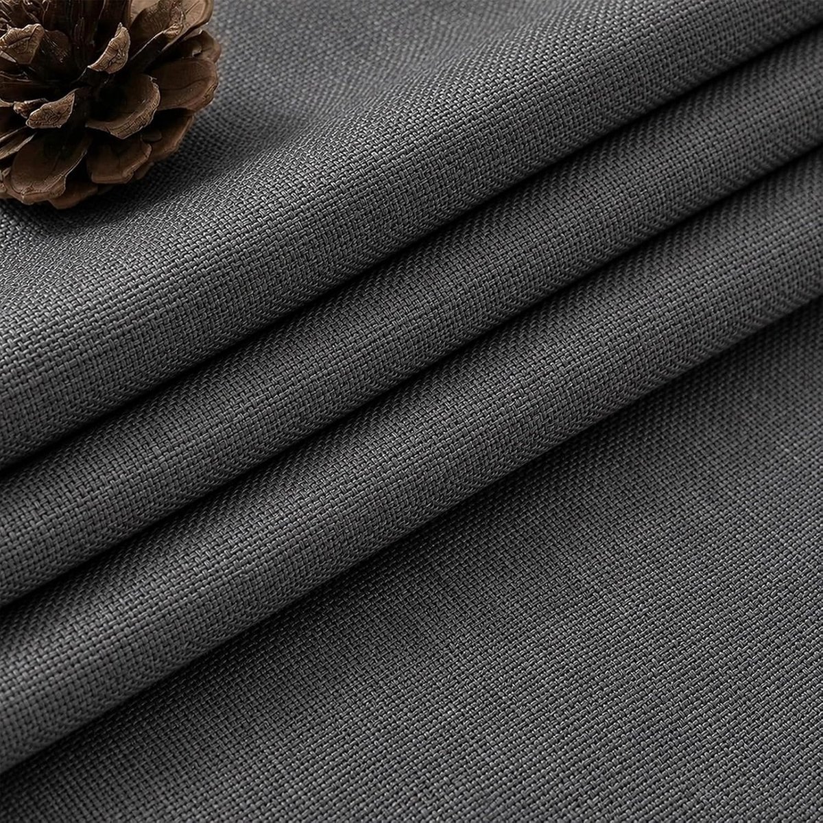 Stof 250 cm x 148 cm, decoratieve stof bekledingsstof meubelstof per meter, linnen canvasstof, stof, structuurstof voor meubelstof, geschikt