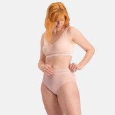 Bamboo Basics Naadloze Slip Belle - 3-pack - Roze Slip - Maat L - Bamboe Ondergoed Dames Naadloos - Bamboe Slips