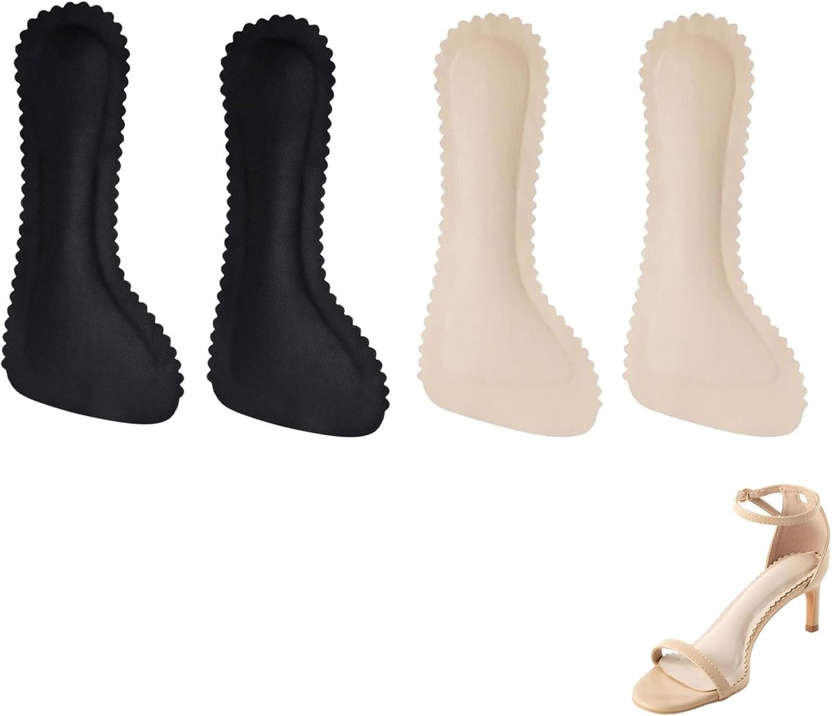 2x Antislip Inlegzolen Dames Zelfklevend Dun Latex