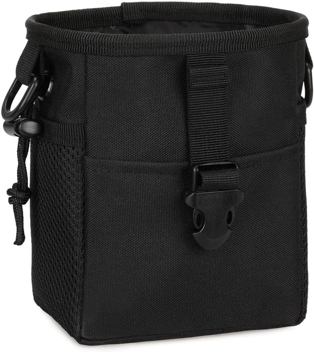Kralen modder pillen opslag draagbare heuptas multifunctionele outdoor trekkoord tas kleine schoudertas voor outdoor sportuitrusting zwart 1st