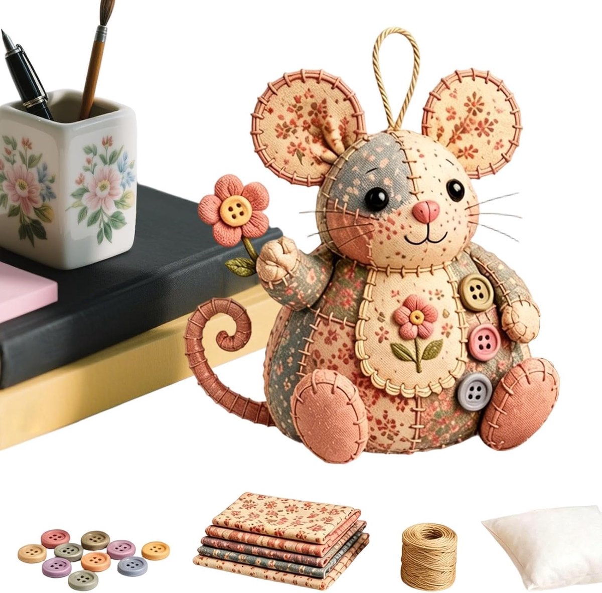 Kit DIY Crafting Leuke Muis Ornament