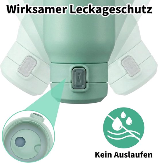 Flessenwarmers accessoireset, siliconen lekbescherming, stop en afdichtringen, compatibel met Momcozy 500 ml, draagbare babyflessenwarmer, BPA-vrij — afbeelding 3