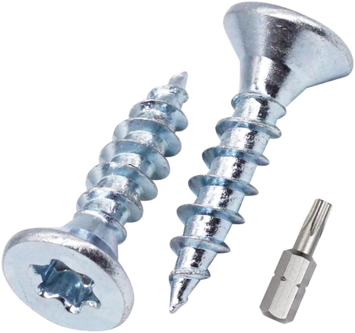 Houtschroeven 4.5 x 20 mm - Gegalvaniseerd - Torx kop - Geschikt voor houtconstructies - ShopVlot