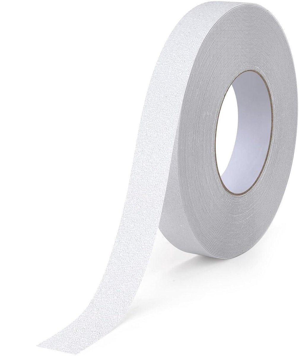 Antisliptape 2,5 cm x 10 m - Doorzichtig - Waterdicht - Voor extra grip op trappen - ShopVlot