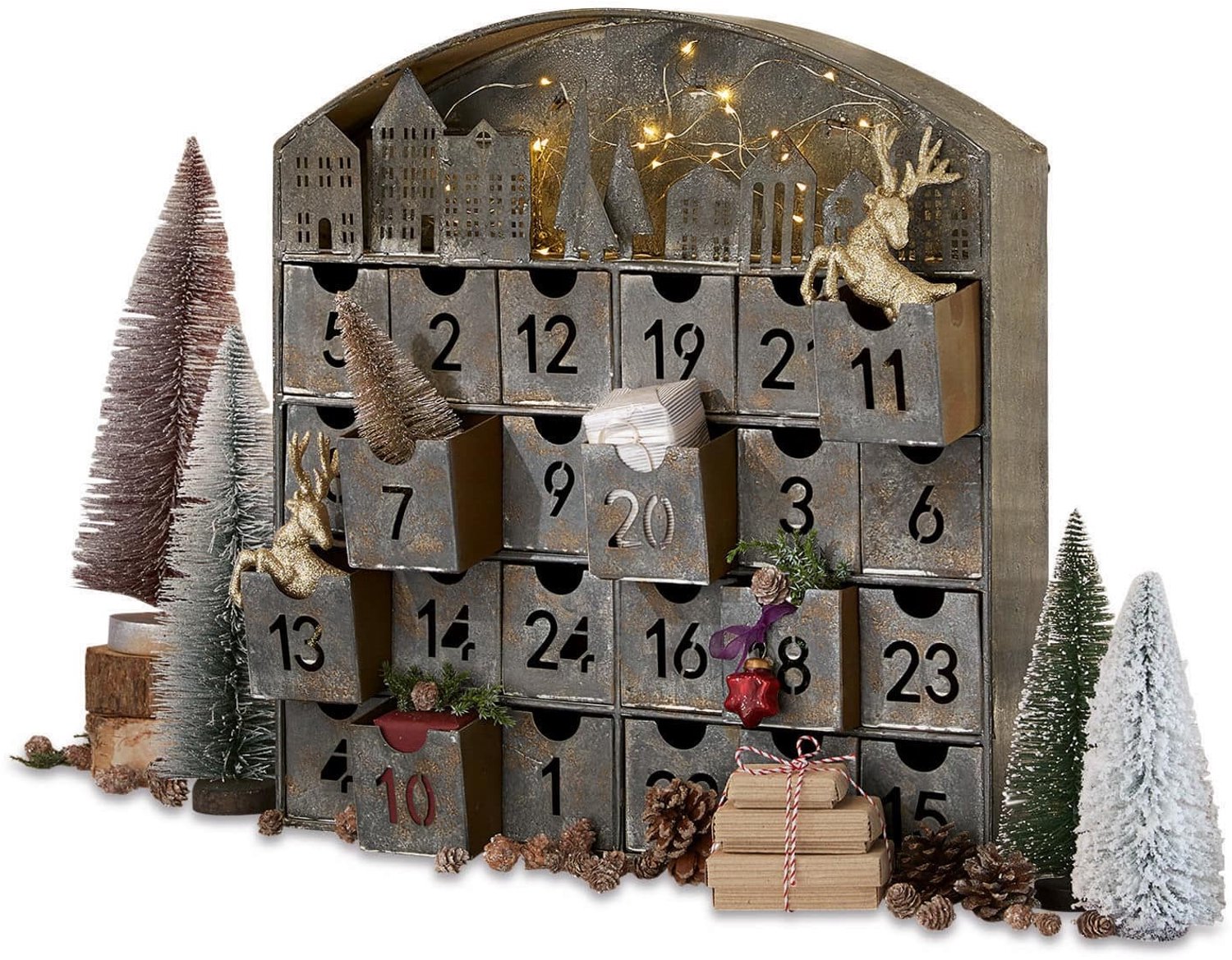 Loberon Adventskalender Léran grijs