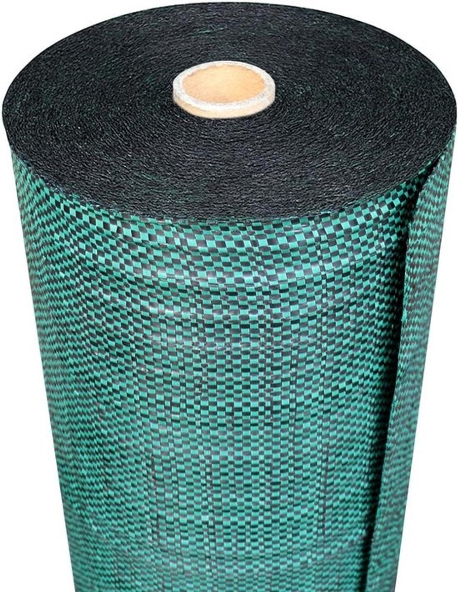 Mulchdoek Geotextiel - Onkruiddoek Rol - Tuinonderhoud - UV Bestendig - 1.50 x 50 m - Groen