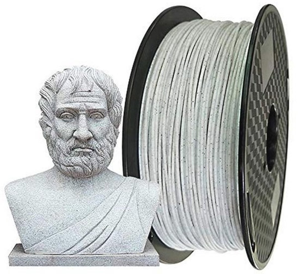 PLA Filament Marmer 1,75 mm - 1 kg Steenkleur voor 3D-printers