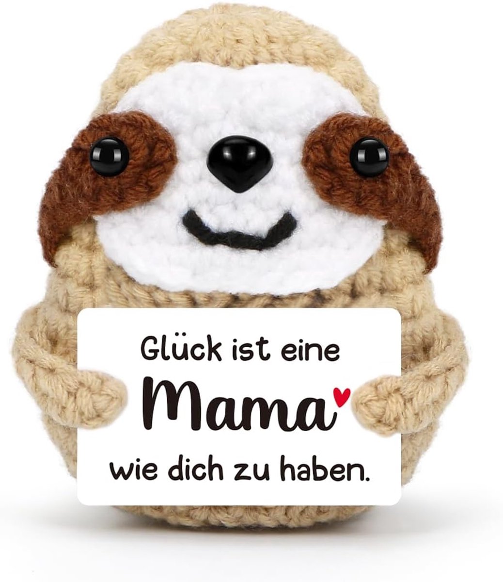 Moederdagcadeaus voor mama, handgemaakte gehaakte luiaardfiguren, beste mama geschenken van dochter zoon, mama cadeau voor verjaardag, Moederdag, Kerstmis