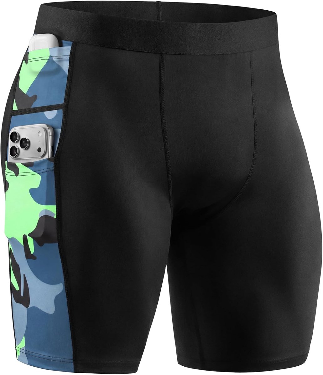 Functieondergoed Compressieshort met 3 zakken