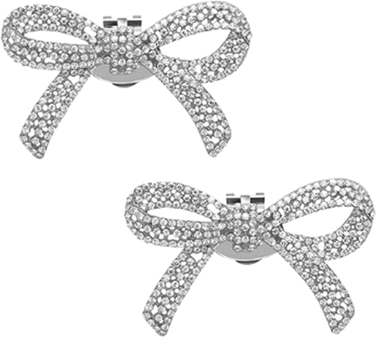 Elegante Schoenclips met Rhinestones en Kristallen - 2 Stuks, Perfect voor Bruiloften, Feesten en Avondkleding, Universele Maat