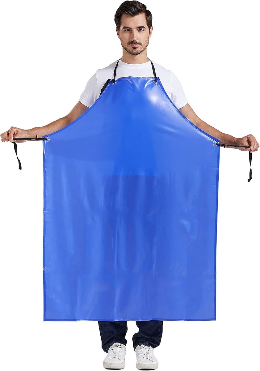 Waterdichte Unisex Schort voor Mannen en Vrouwen | PVC Werkschort voor Koken en Vleesbewerking