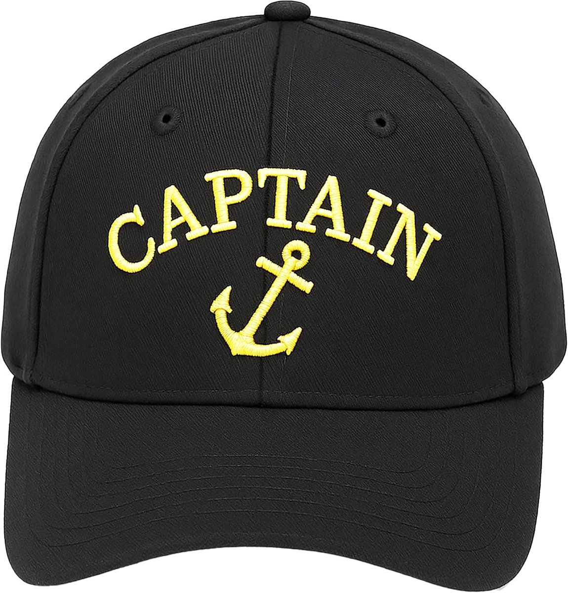 4sold Kapiteinspet Captain Ancient Mariner, Captain Cabin Boy Crew First Mate Yachting Baseballpet belettering zwart wit rood wit leger militaire baseballpet veiligheid, One size