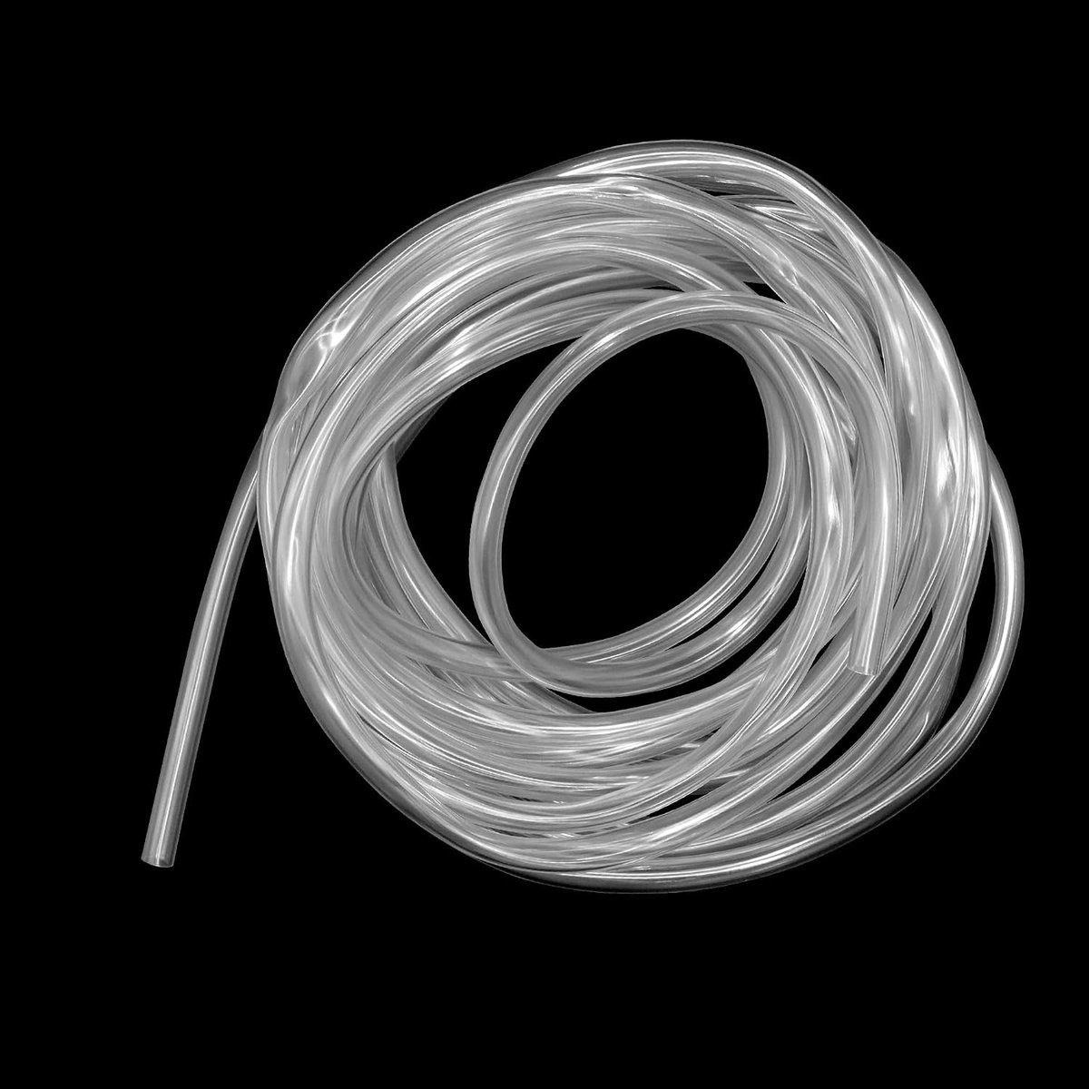 10 meter PVC slang, 8 mm binnendiameter x 12 mm buitendiameter heldere vinyl buis, duurzame en flexibele kunststof buis, PVC buis voor lucht, water en DIY-projecten