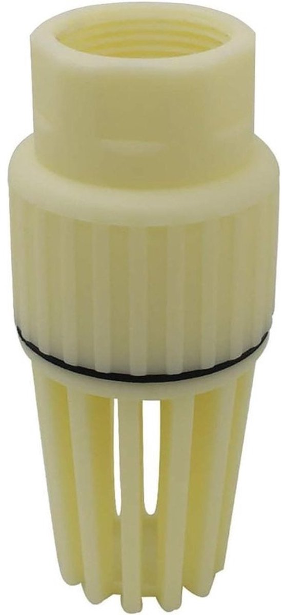 Zuigkorf terugslagklep pvc 3 inch voetklep 1-1/4 inch - zwembadpompfilter