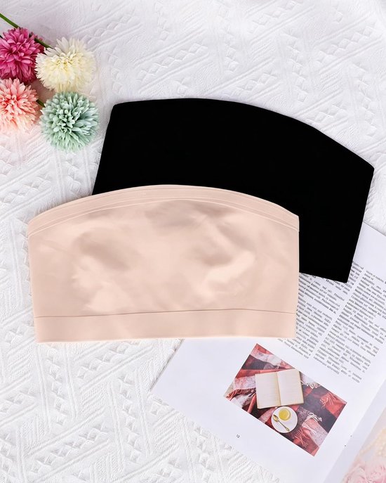 beha voor dames, zonder bandjes, bandeau-top, ongevoerd, stretch-bovendeel — afbeelding 2