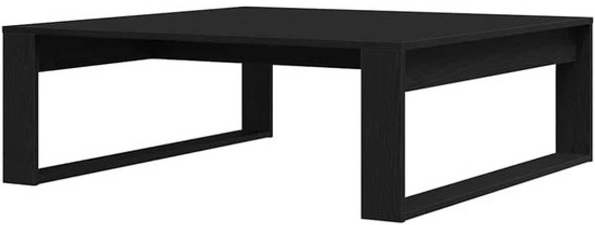 Koffietafel Rechthoekig - Houten Tafel - Woonkamer Decoratie - Duurzaam Ontwerp - 100 x 100 cm - Zwart Eiken