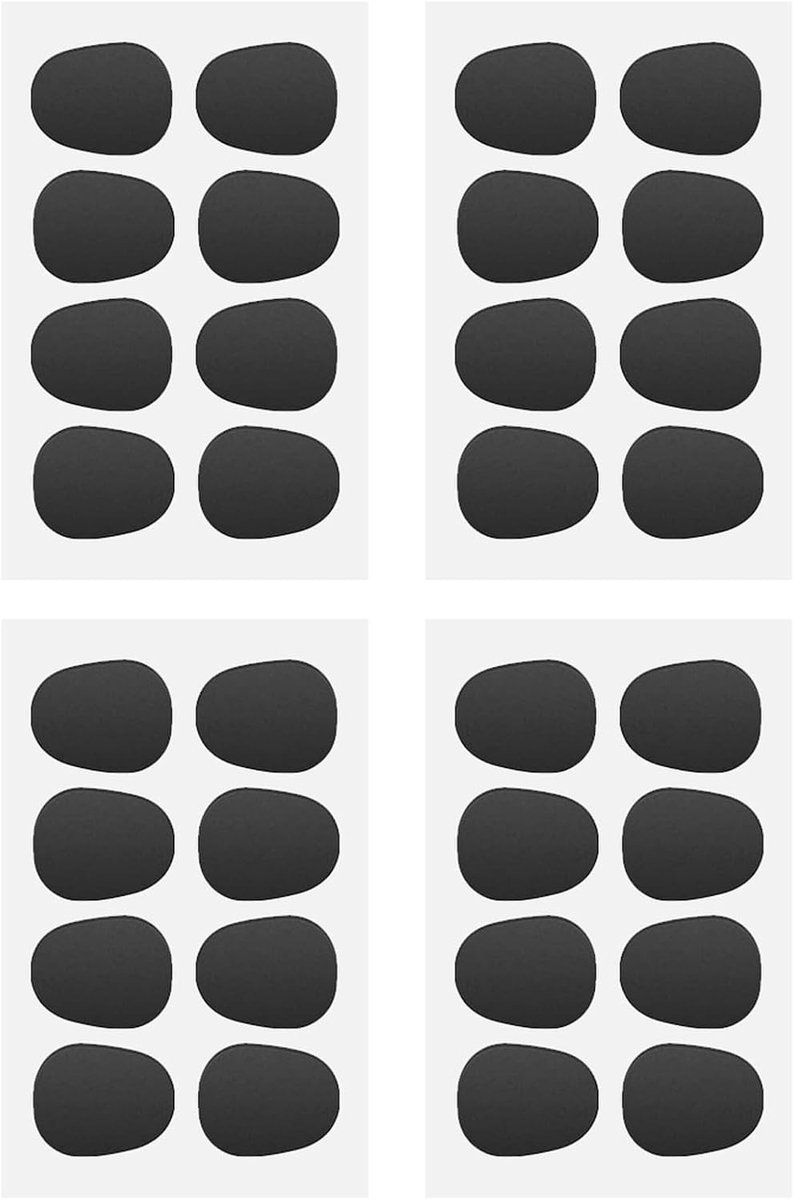 32 Stuks Rubberen Mondstuk Pads voor Alt-Saxofoon en Klarinet, 0.8mm Demping en Bescherming