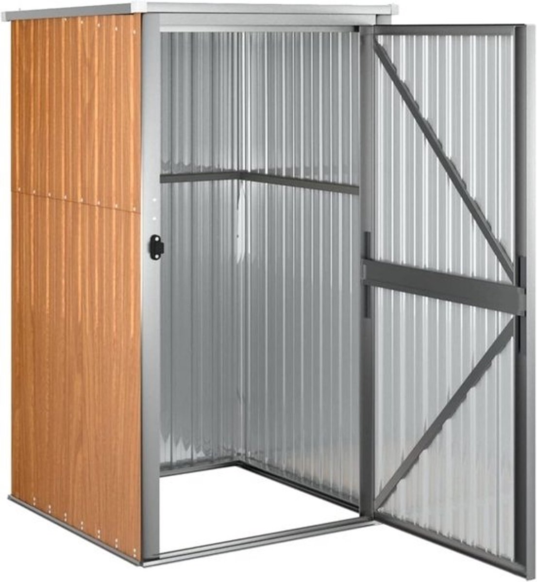 Tuinhuis Schuur Opslag voor Tuinaccessoires en Gereedschap 88x89x161 cm