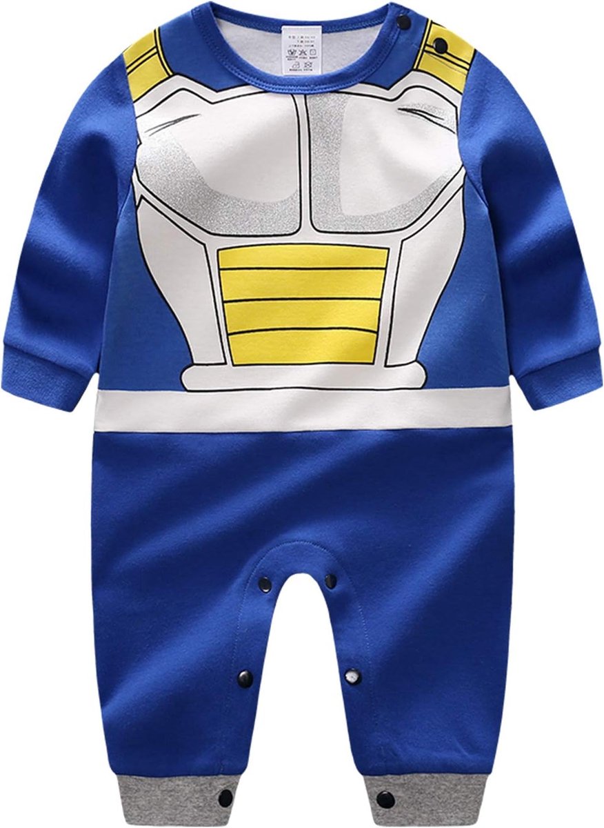 pasgeboren baby, jongens- en meisjesromper, op Goku geïnspireerde babykleding, overall