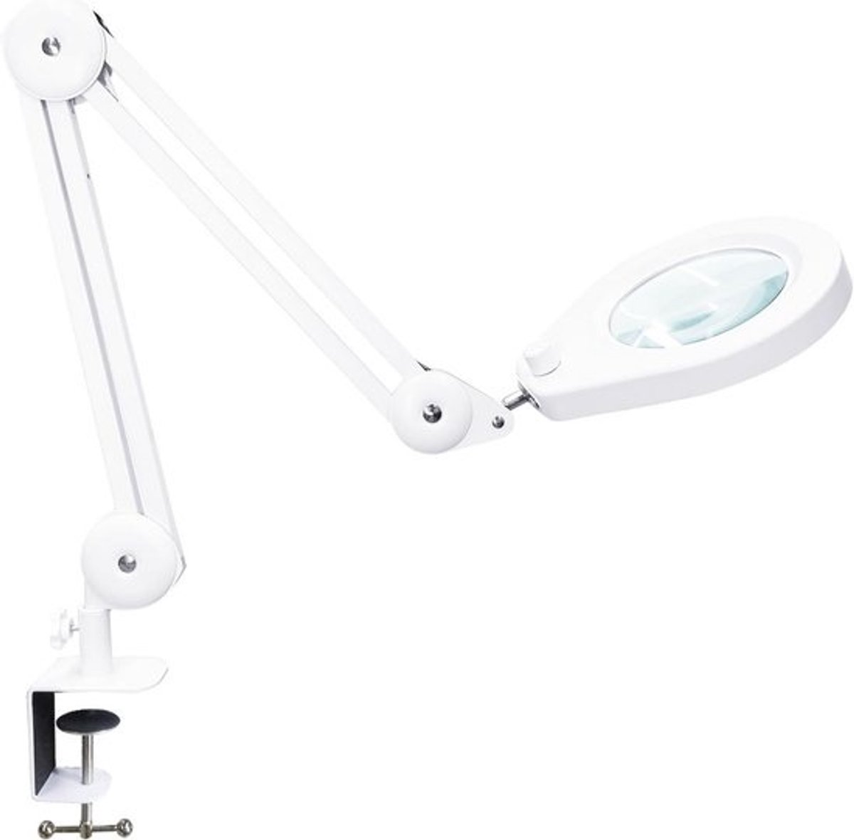 Vergrootlamp met LED, 5x Vergroting (2,25x), Dimbaar Licht met 5 Kleurstanden en Draaiknop
