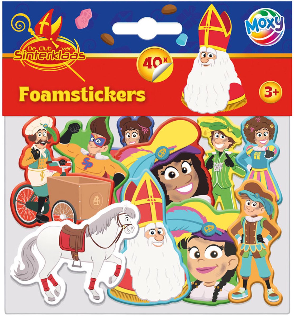 Club van Sinterklaas Foam Stickers - 40st.