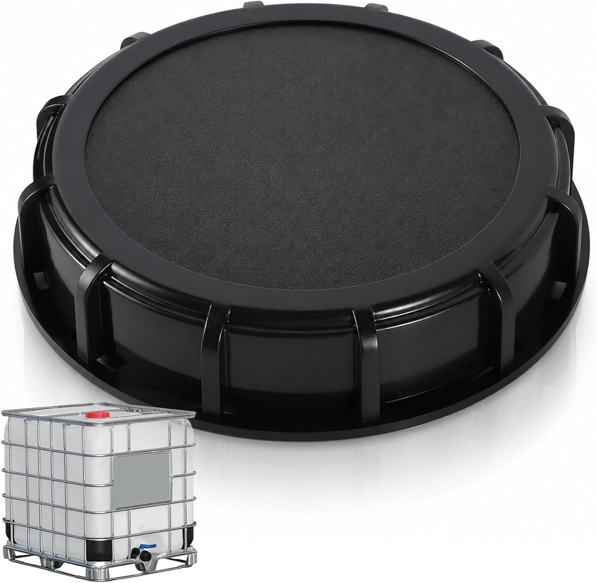 163 mm met schroefafdichting, IBC-stop voor waterbak, 1000 l, accessoires voor tuinwatertank