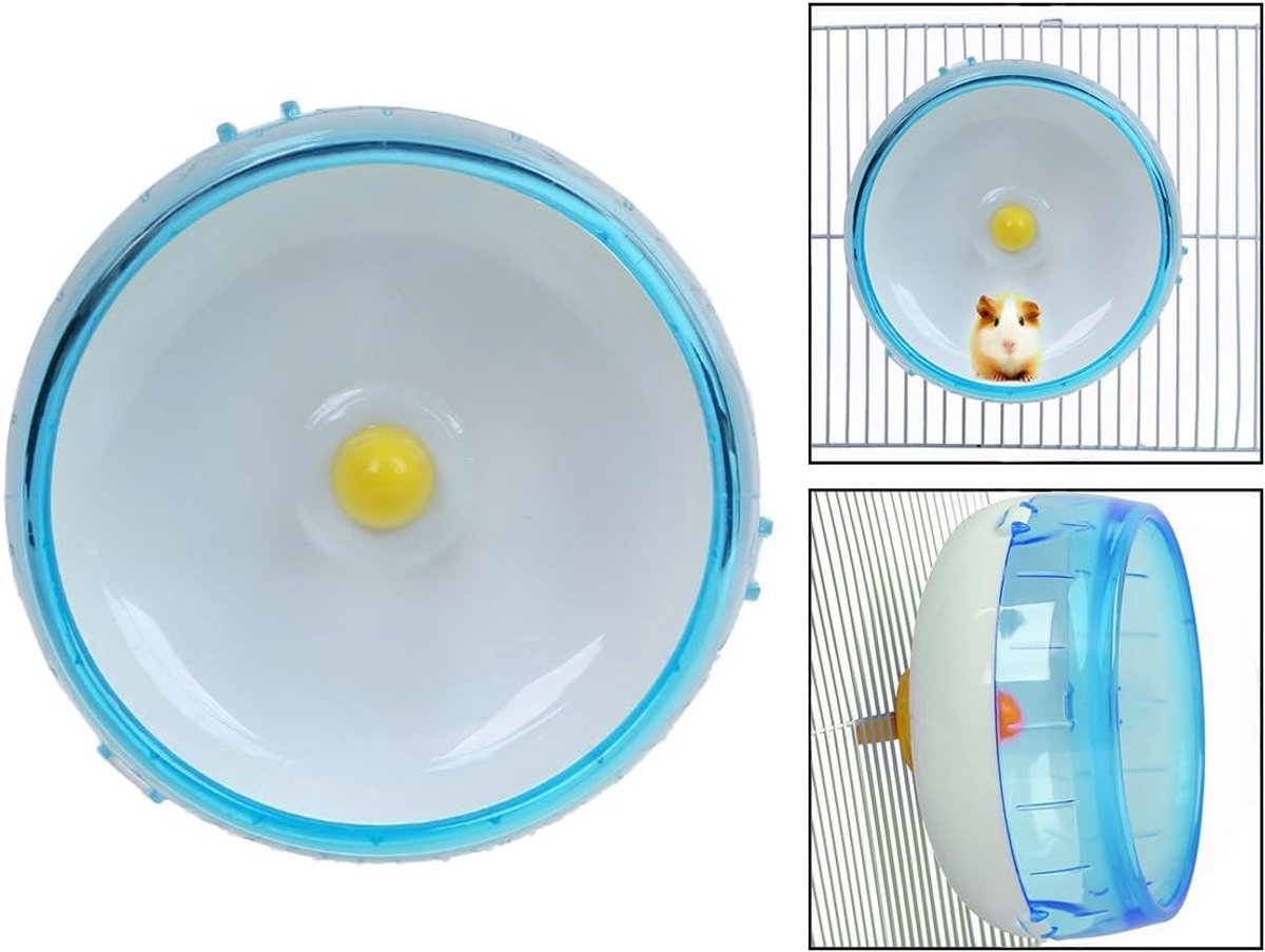 Huisdieroefening, stille running spinner wiel, speelgoed voor kleine dieren, muis Guinea (14 cm)