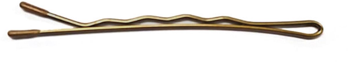DKS Pro Schuifspelden Bruin - Golvende Haarspeldjes - Bobby Pins - 7 cm - 250 g