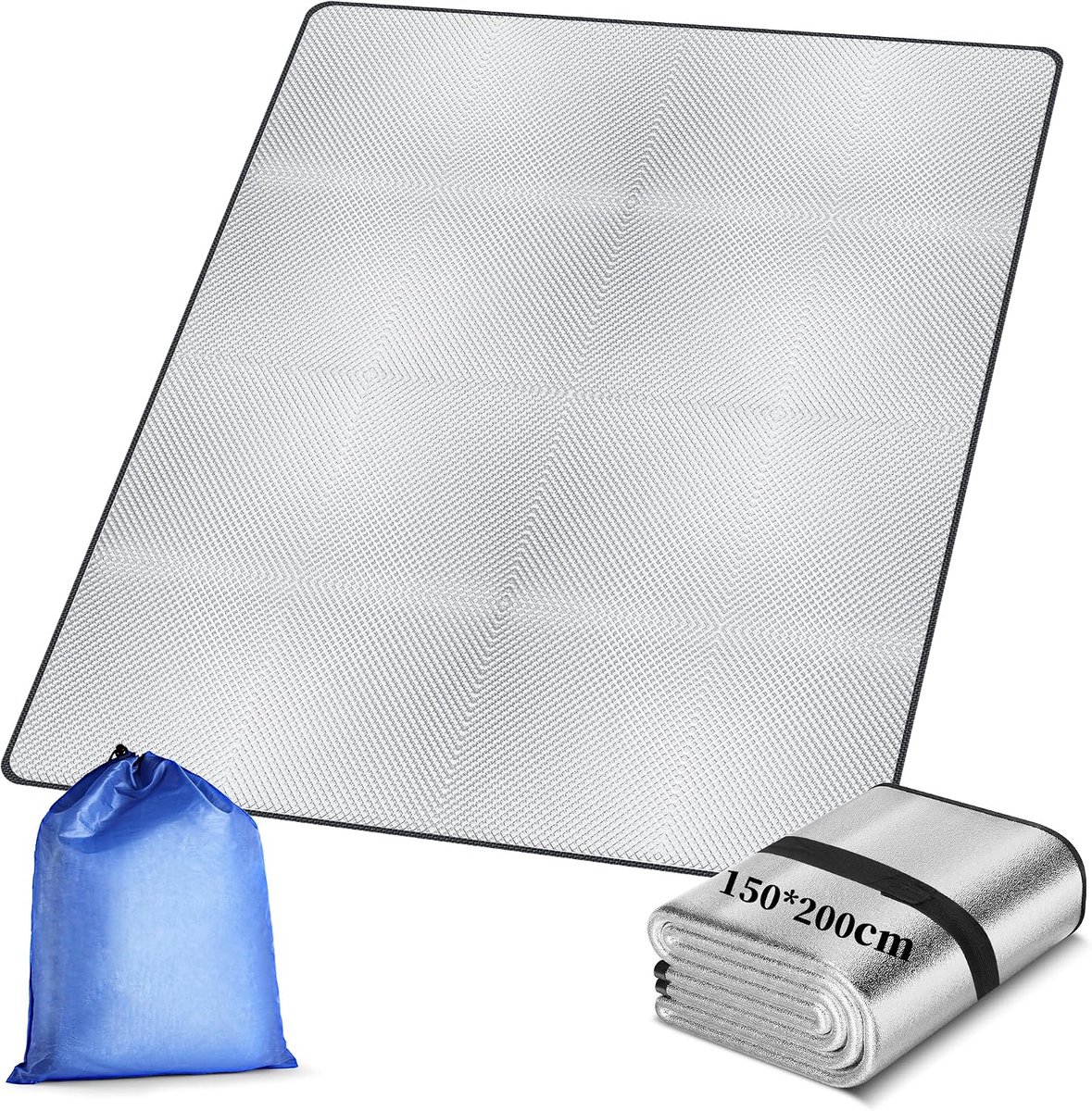 Thermische Isolatiemat, Campingslaapmat 200×150 cm