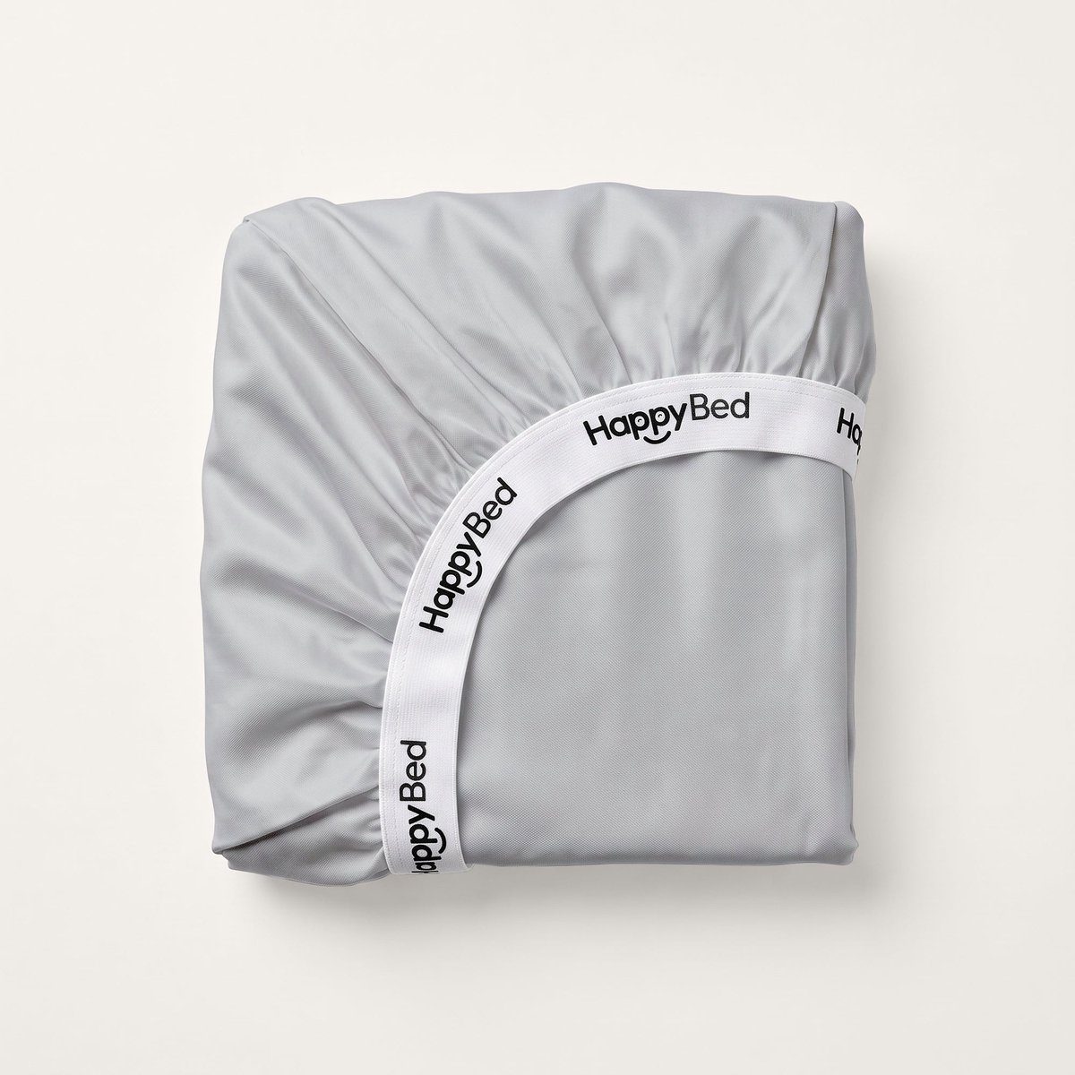 HappyBed Hoeslaken Grijs Hoeslaken - 100% katoen - 190/200x200/220 cm - Onderlaken - Verfijnd jerseykatoen - Ademend katoen - Perfecte pasvorm
