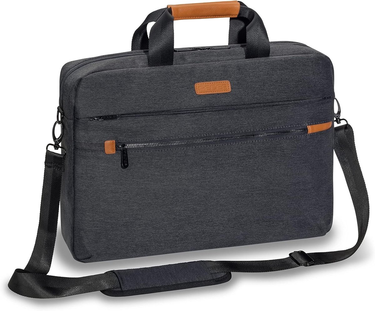 Laptoptas met wieltjes - Elegance Pro - Notebook-schoudertas met handvat en wielen - Voor veilig en gemakkelijk transport van je laptop