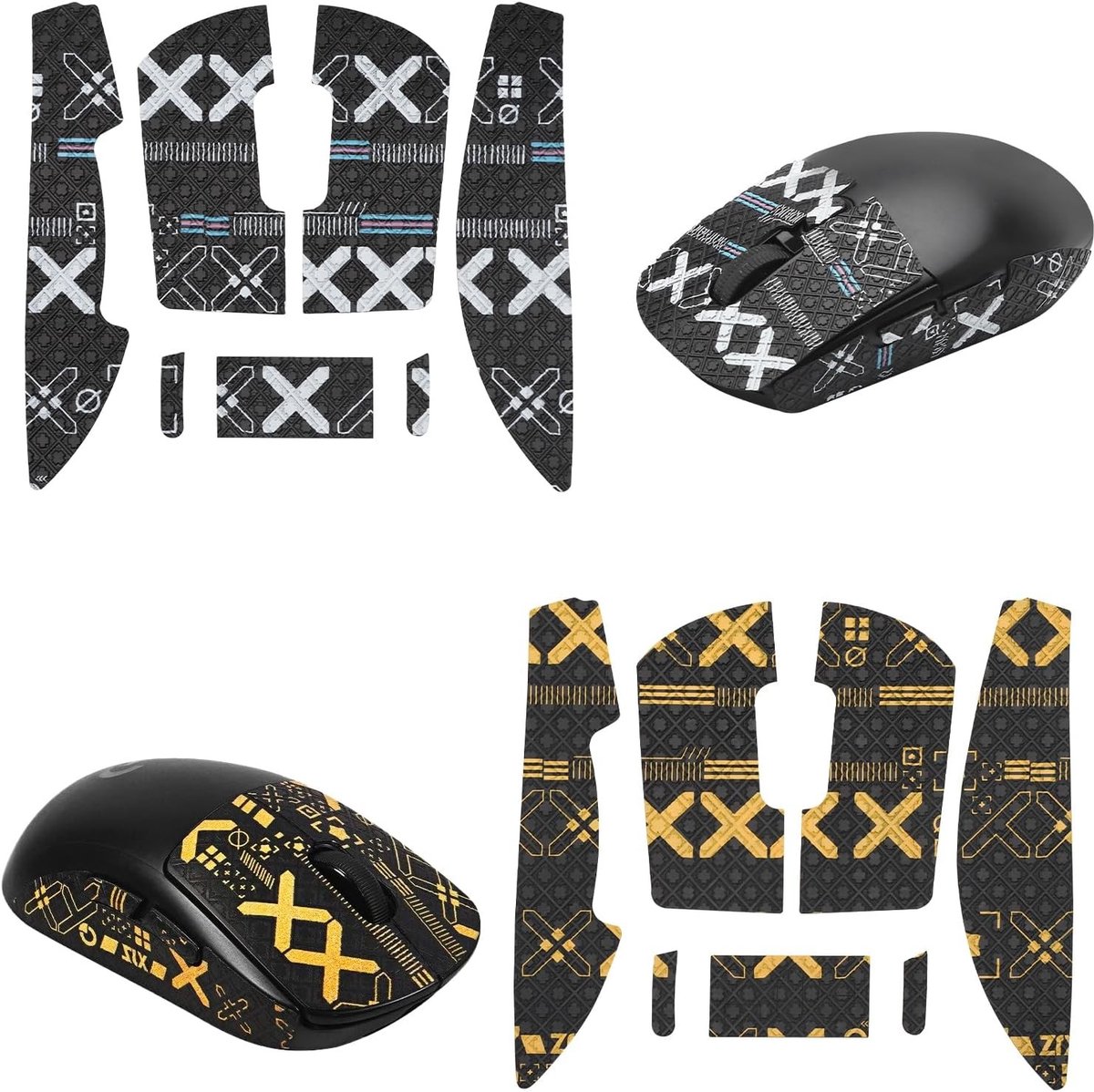 Ergonomische Grip Tape voor Gaming Muis, Zweetabsorberend, Ultra-dun en Zelfklevend, Ideaal voor Verbeterde Controle en Comfort tijdens het Spelen