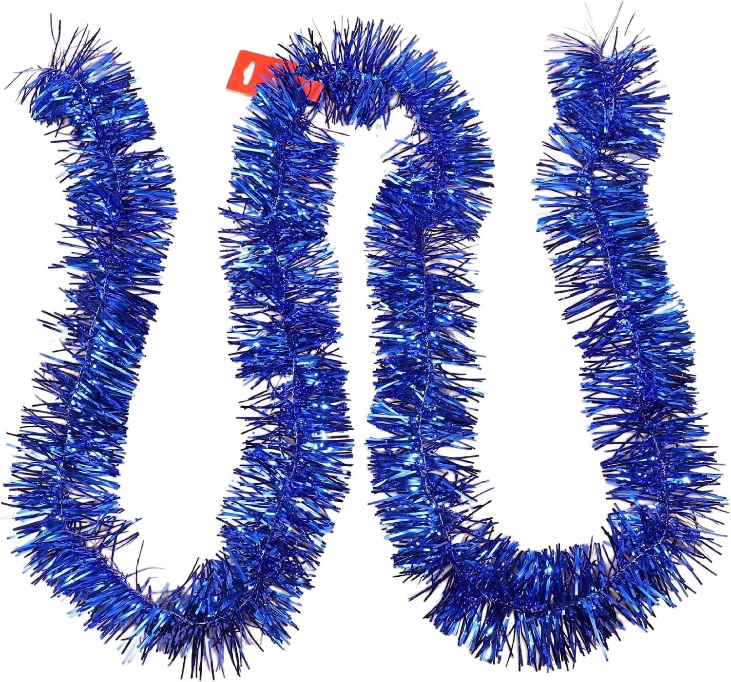 Lange Kerstguirlande van Glanzend Metaal, Perfect voor Feestdecoratie, Verjaardag en Nieuwjaar, 40 m – foto 3