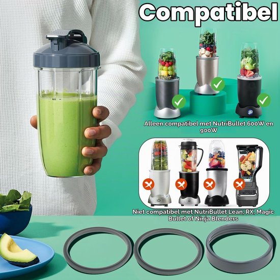 Blenderaccessoireset - 8 delen - Compatibel met 600W/900W — afbeelding 2