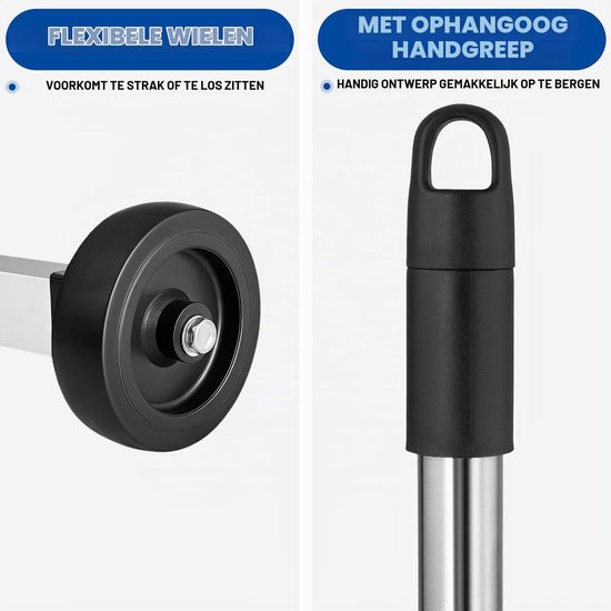 Magneetveger - 43,2 cm - 4 kg draagvermogen - In hoogte verstelbaar — afbeelding 2