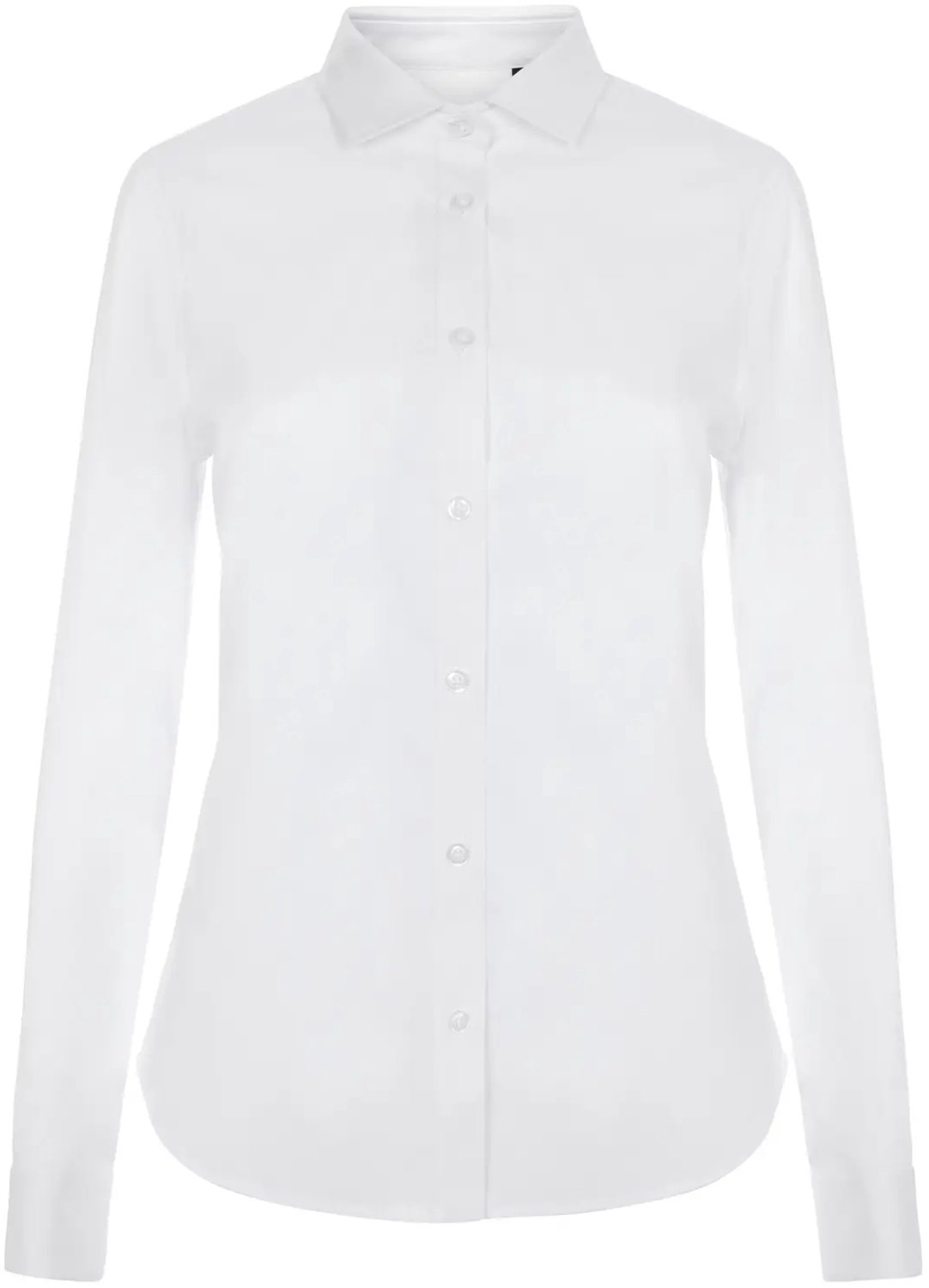 Stretch shirt met lange mouwen voor dames Velilla Wit