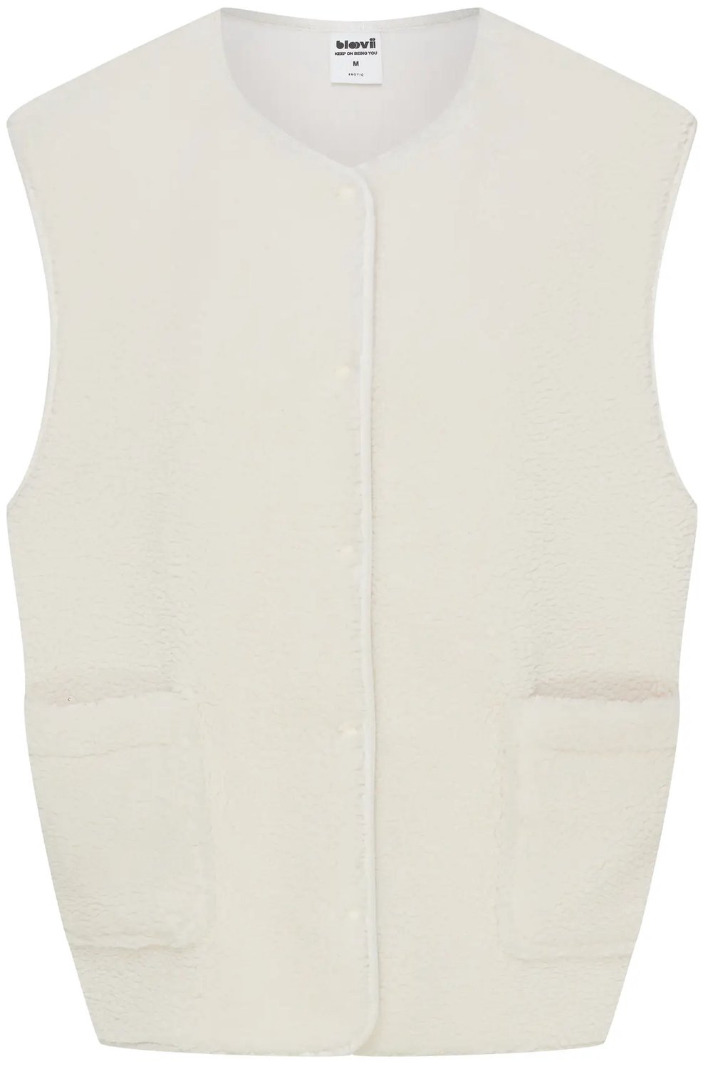 Mouwloze fleece voor dames Esotiq Bloovii Sherpa Creme