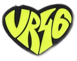 Sleutelhanger met bliksemprint VR46