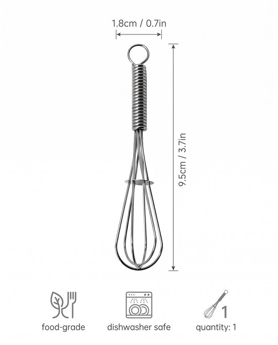Handmixer - RVS - Vaatwasserbestendig — afbeelding 5