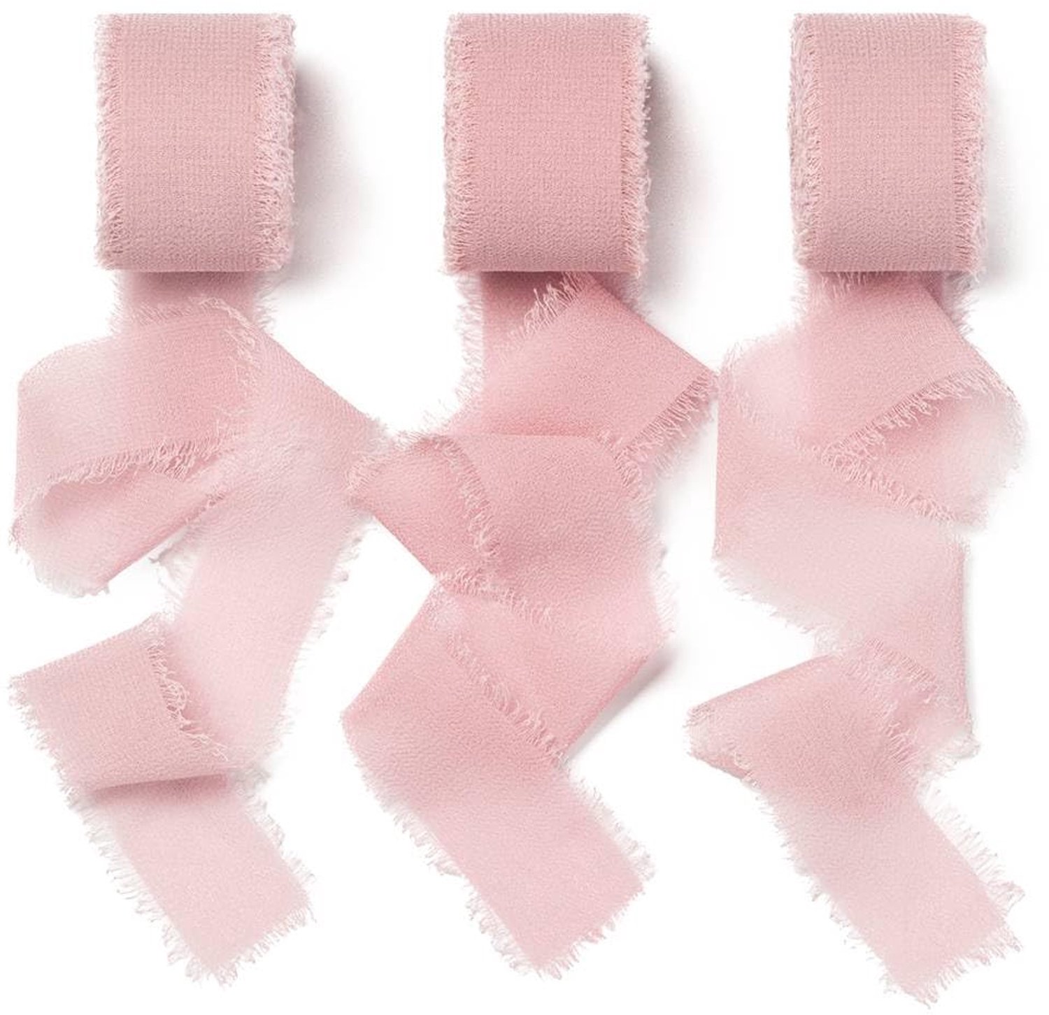 Chiffonlint - 18,9 m - 2,5 cm - Roze