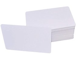 100 Stuks Verwijderbare IC Rewritable Smart Toegangspas 13.56MHz PVC Blank Kaart