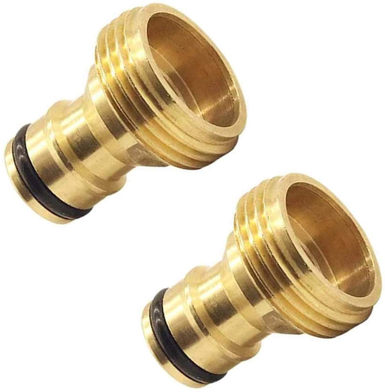 Tuinslang Snelkoppeling Set van 2 - Messing