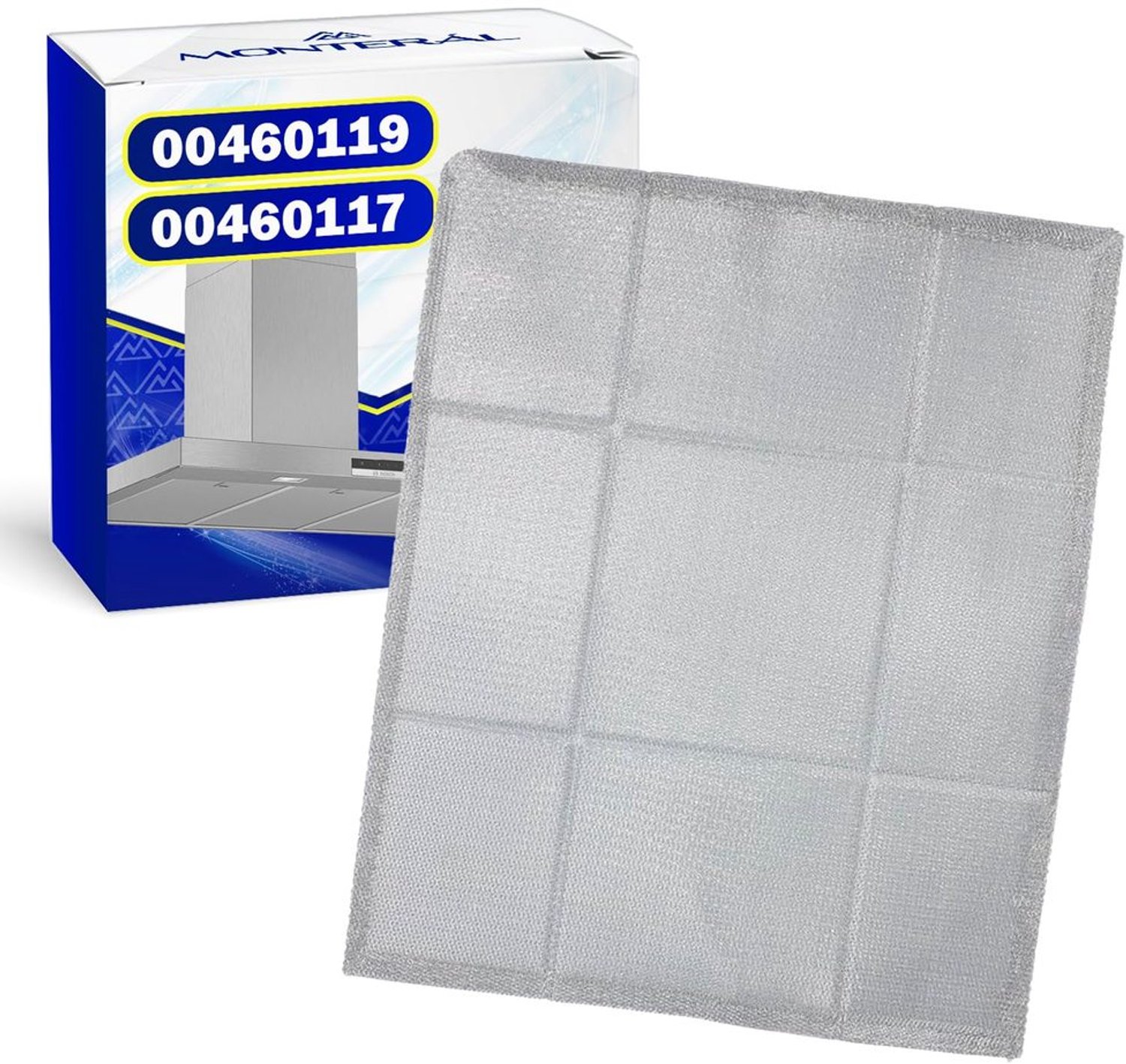 Vettfilter voor Afzuigkap 485 x 400 mm